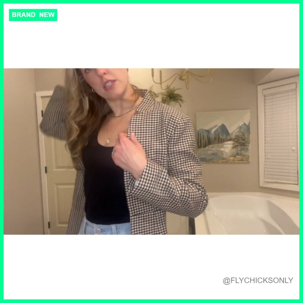 Polyester Blend Long Blazer Jacket Notch Lapel Op… - image 7